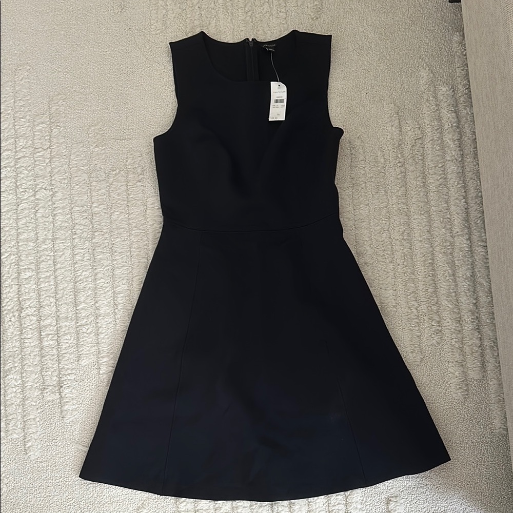 Black a line dress